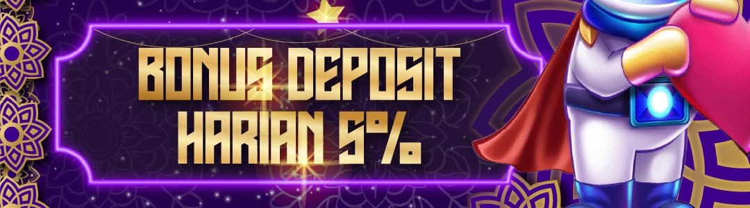 Bonus Deposit Harian 5%